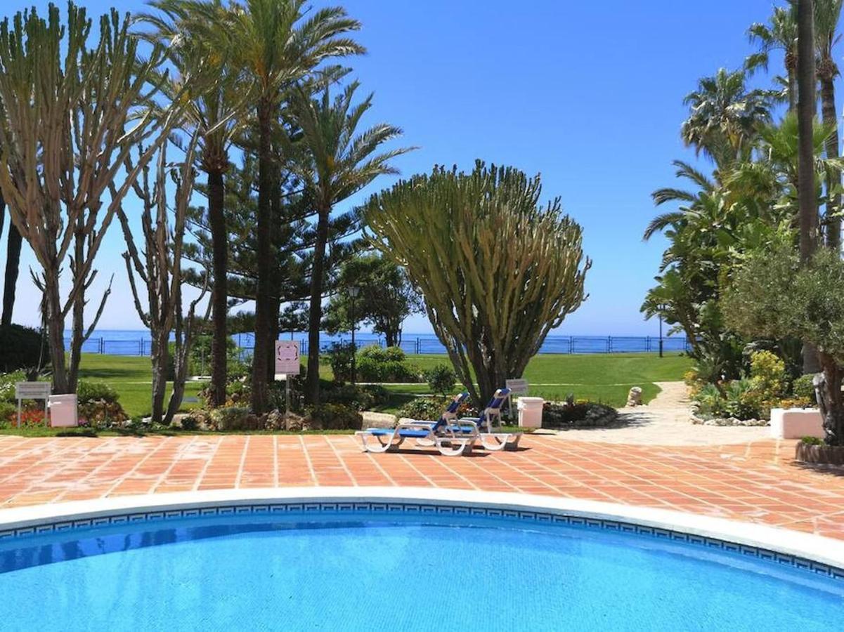 Amazing 3Bedroom Flat With Seafront Views & Pool By Sharingco ماربيا المظهر الخارجي الصورة